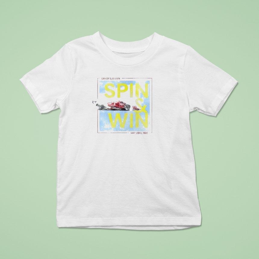 Danny Sulivan Spin And Win Car Racing Photo Vintage Shirt
