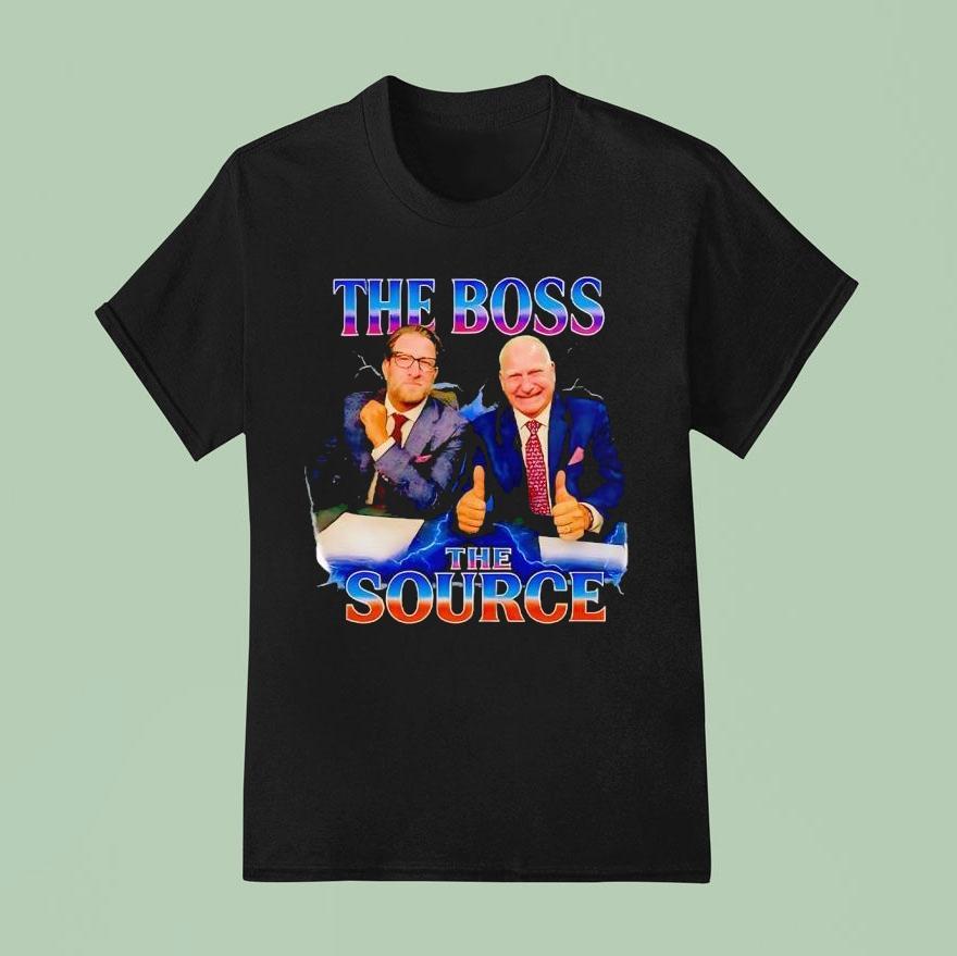Dave Portnoy The Boss The Source Lightning Shirt