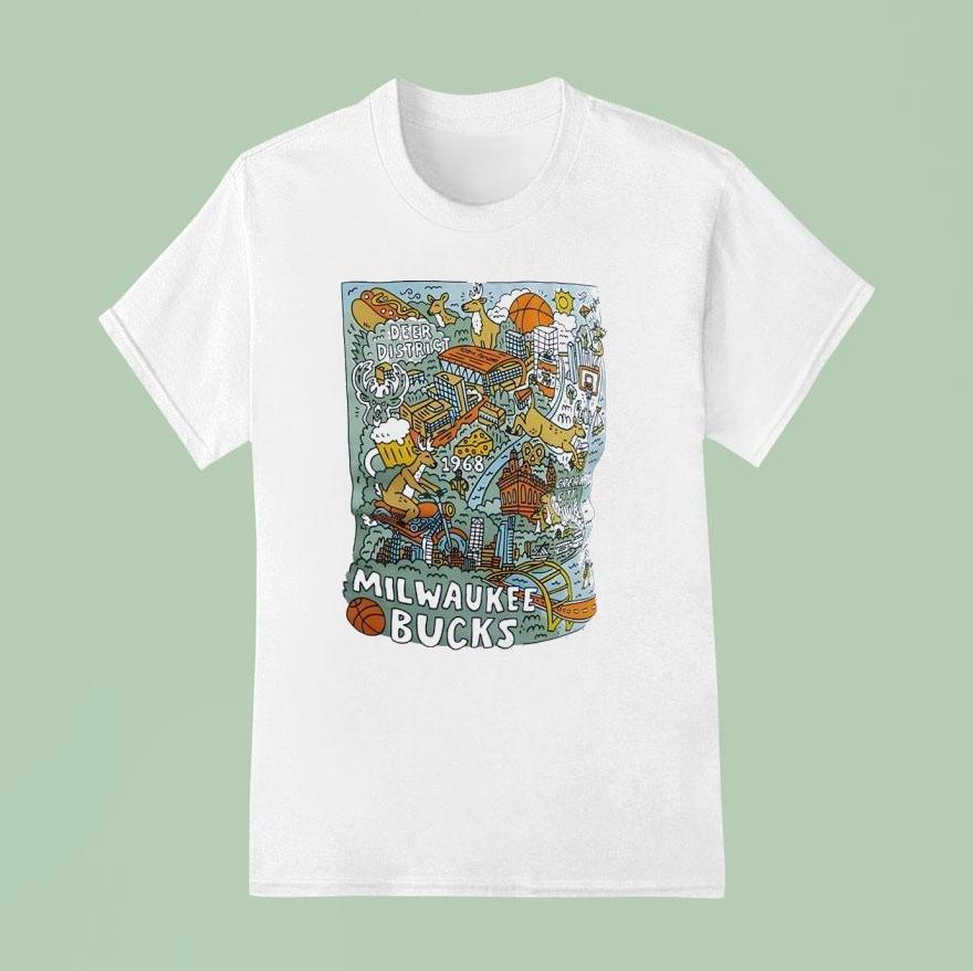 Deer District Milwaukee Bucks 1968 Shirt