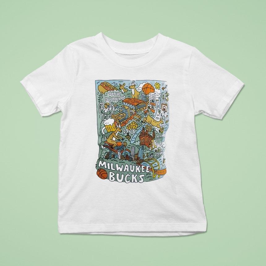 Deer District Milwaukee Bucks 1968 Shirt