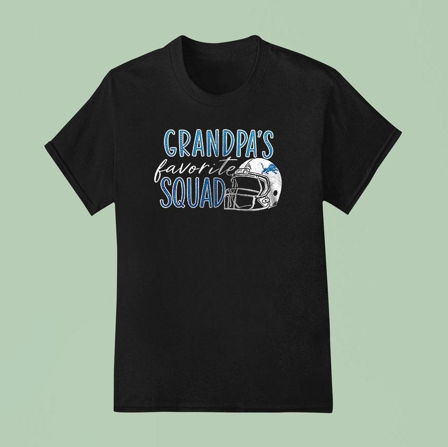 Detroit Lions Grandpa’s Favorite Squad Some Granpas Play Bingo Shirt
