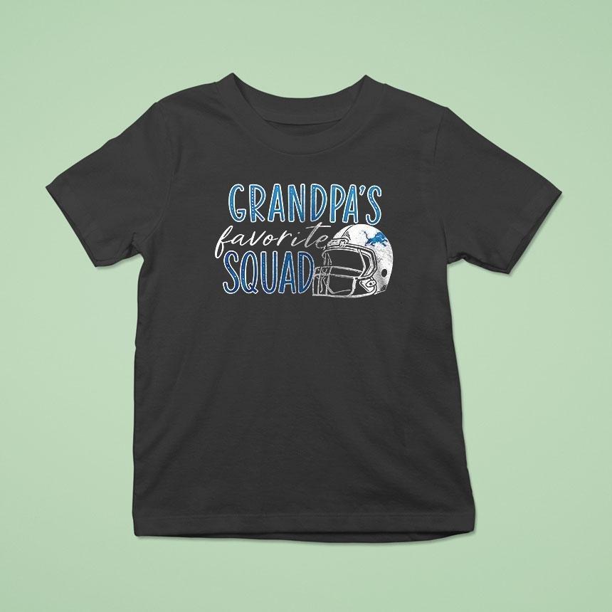 Detroit Lions Grandpa’s Favorite Squad Some Granpas Play Bingo Shirt