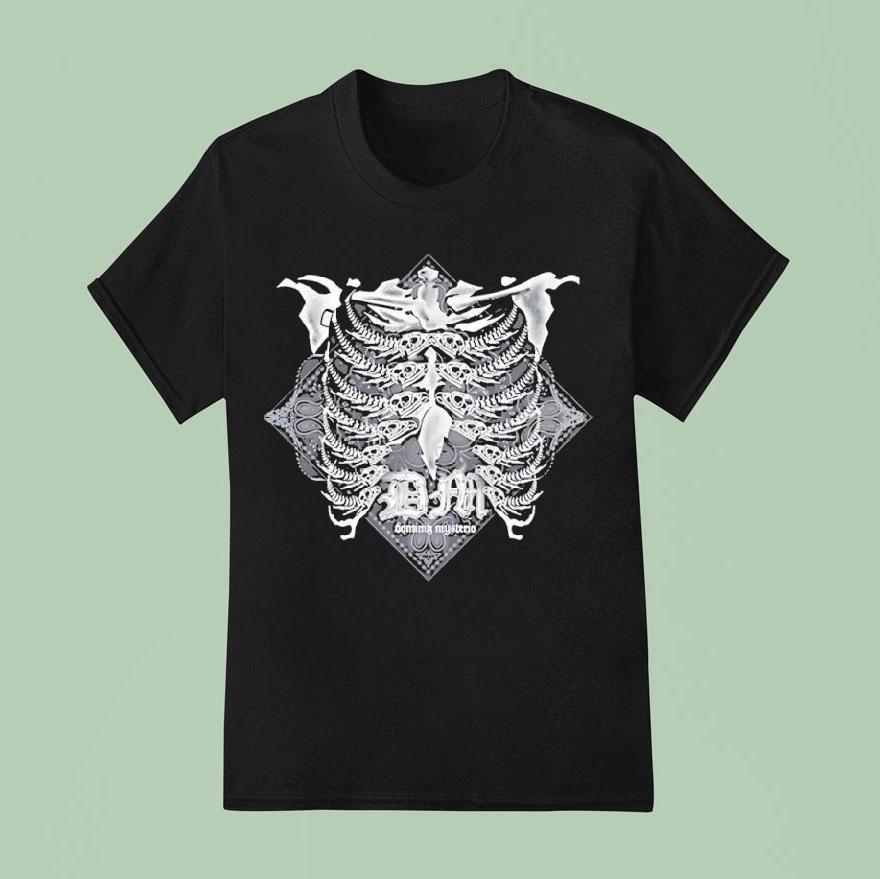 Dominik Mysterio Bandana Rib Cage Wwe Skeleton Shirt