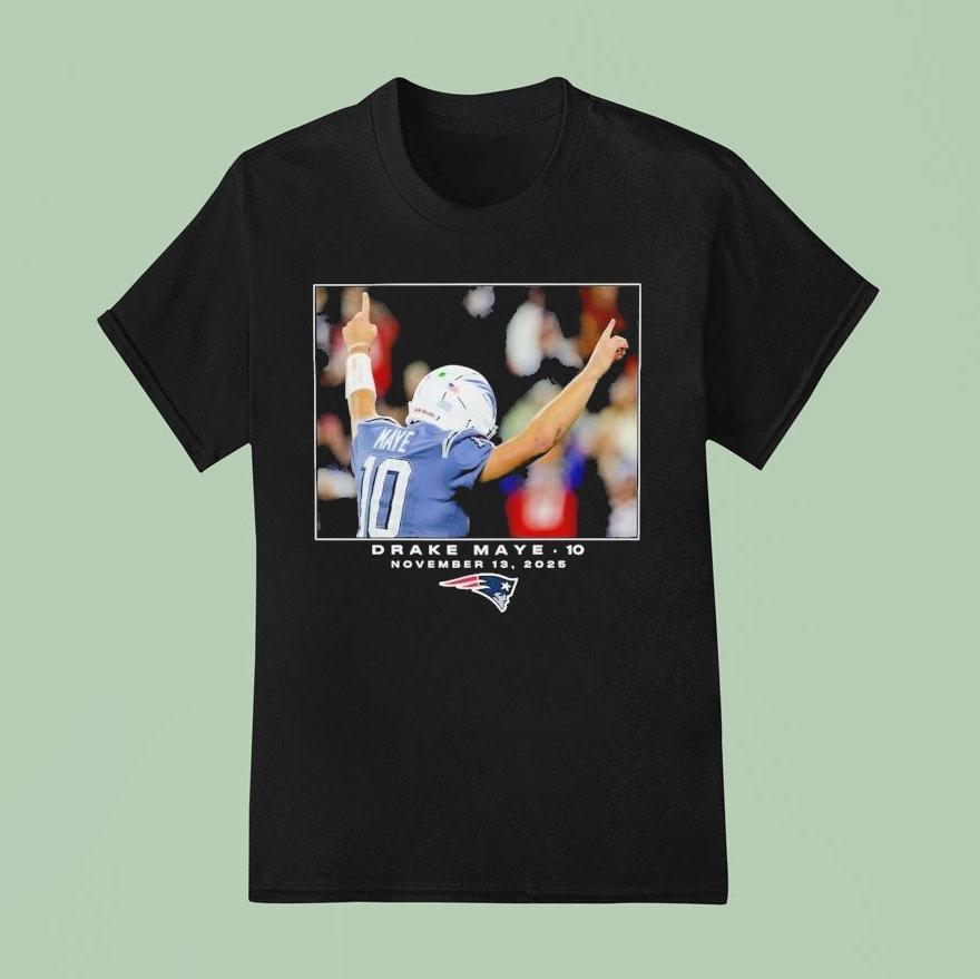 Drake Maye Novembver 13 2025 New England Patriots Nfl Flash Features Week 11 Shirt