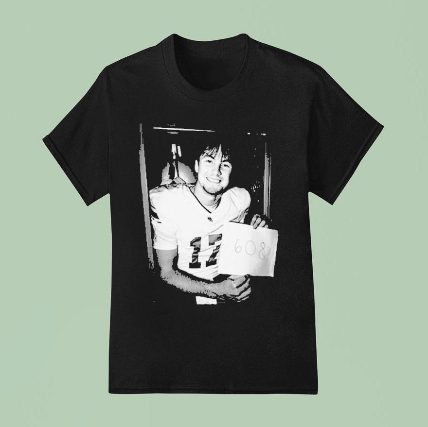 Drew Mestemaker North Texas Mean Green 608 Bw Shirt