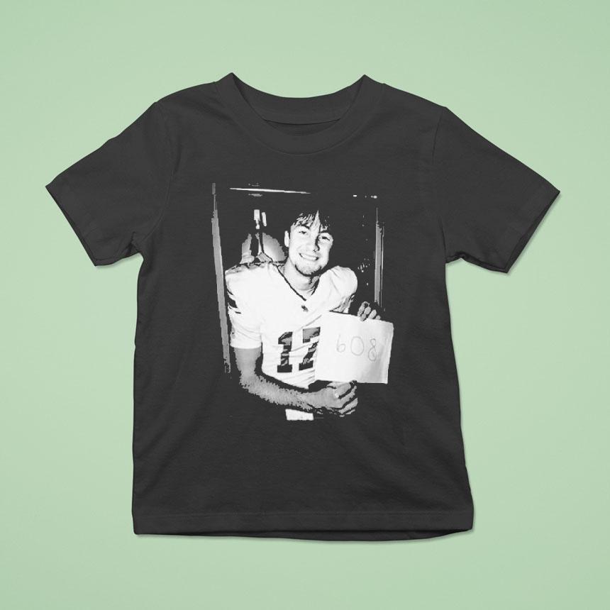 Drew Mestemaker North Texas Mean Green 608 Bw Shirt