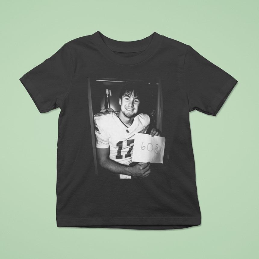 Drew Mestemaker North Texas White 608 Bw Shirt