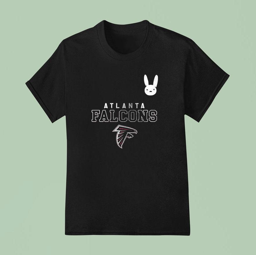 Dtmf Bad Bunny X Atlanta Falcons Mascot Shirt