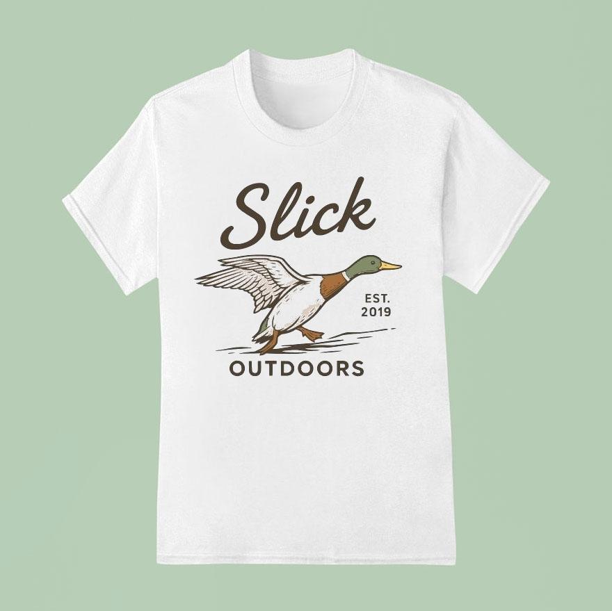 Duck Hunt Slick Outdoors Est 2019 Shirt