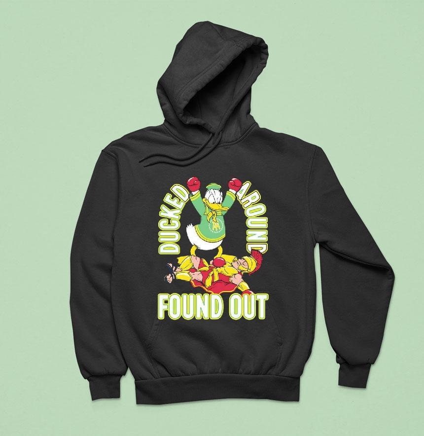 Ducked Around Found Out Oregon Ducks Beat Usc Trojans Shirt Ducked Around Found Out Oregon Ducks Beat Usc Trojans Shirt