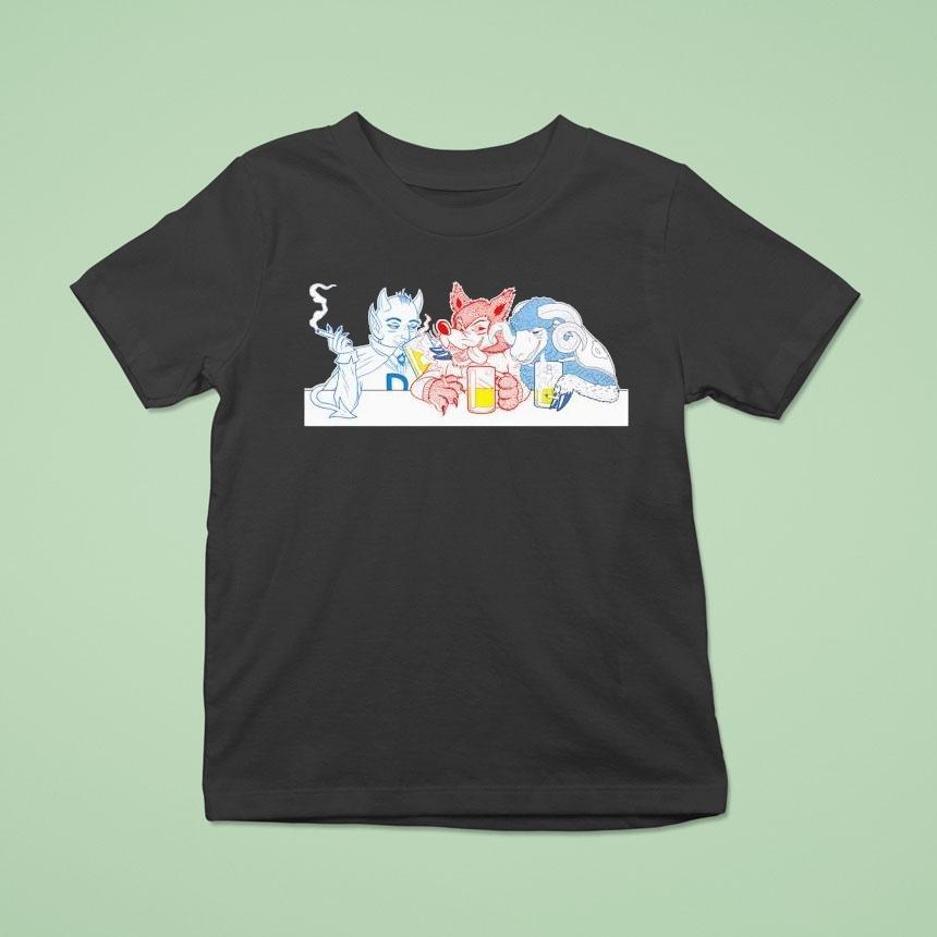 Duke Blue Devils X North Carolina State Wolfpack X North Carolina Tar Heels Mascot Drinking Shirt