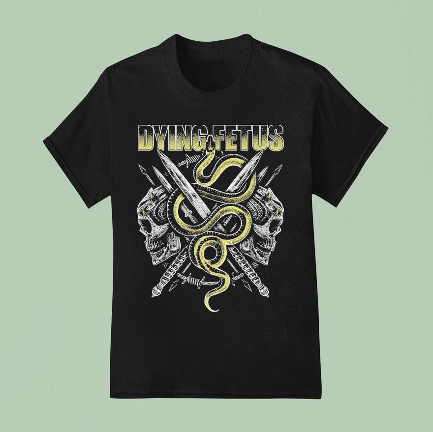Dying Fetus Snake Skull Shirt