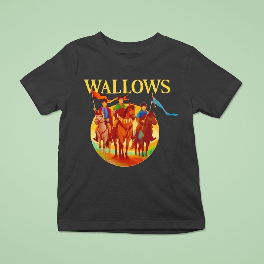 Dylan Minnette Braeden Lemasters And Cole Preston Wallows Riding A Horse In Medieval Times Shirt