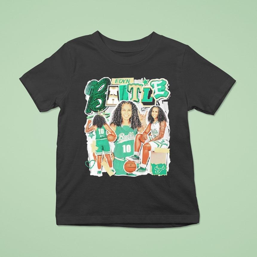 Edyn Battle Usf Ncaa South Florida Bulls Women’s Basketball Shirt