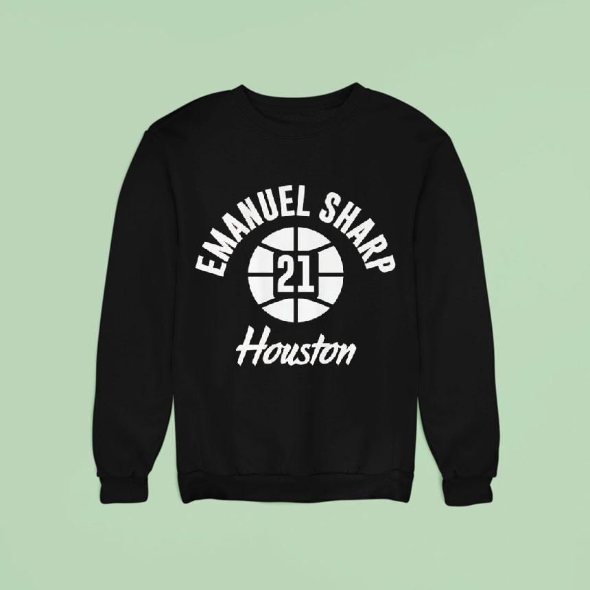 Emanuel Sharp 21 Houston Cougars Basketball Shirt Emanuel Sharp 21 Houston Cougars Basketball Shirt