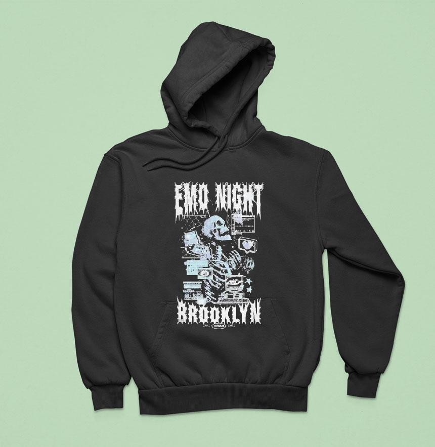 Emo Night Brooklyn Computer Skeleton Shirt Emo Night Brooklyn Computer Skeleton Shirt
