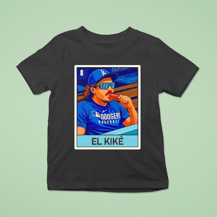 Enrique Hernandez El Kike Los Angeles Dodgers Card Shirt