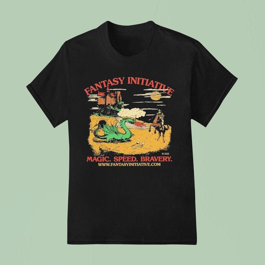 Fantasy Initiative Magic Speed Bravery Dragon Shirt