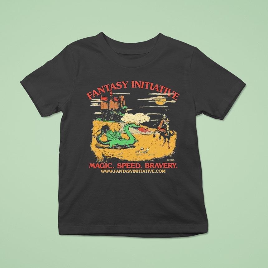 Fantasy Initiative Magic Speed Bravery Dragon Shirt