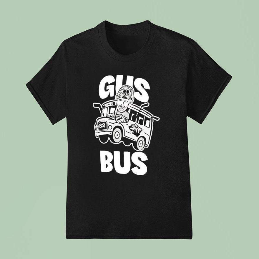 Filip Gustavsson Gus Bus Minnesota Wild Hockey Shirt