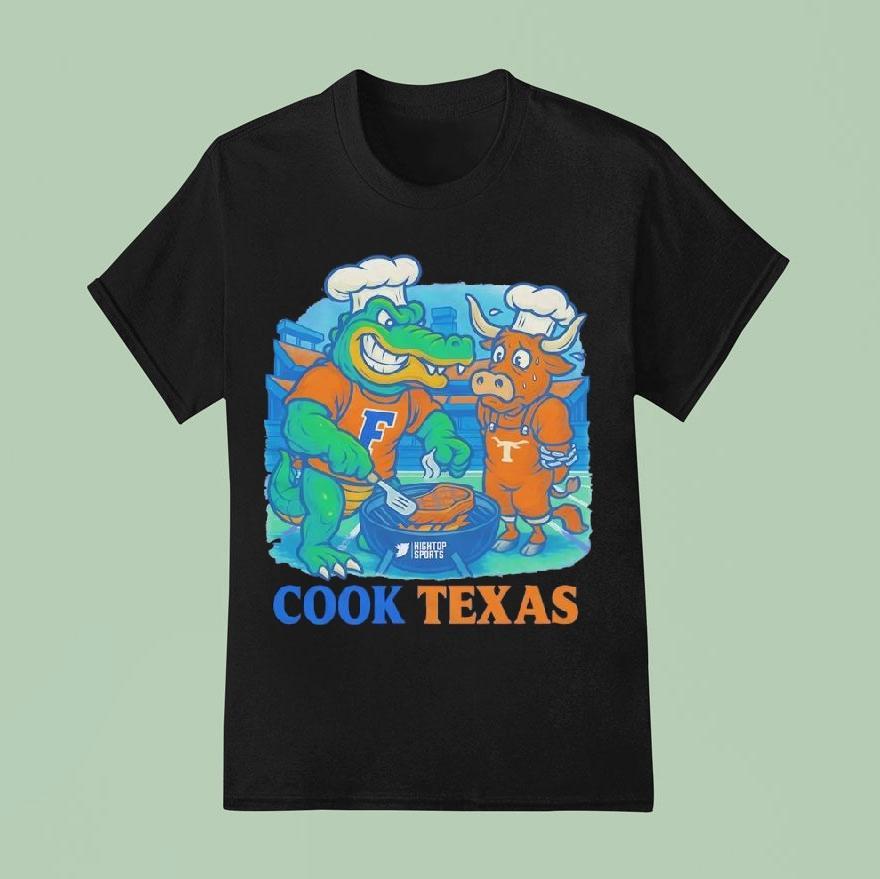 Florida Gators Cook Texas Longhorns Football Shirt