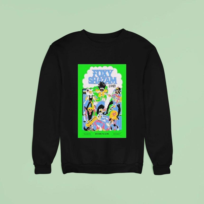 Foxy Shazam Brooklyn Bowl Dec 2 2025 Tour Shirt Foxy Shazam Brooklyn Bowl Dec 2 2025 Tour Shirt