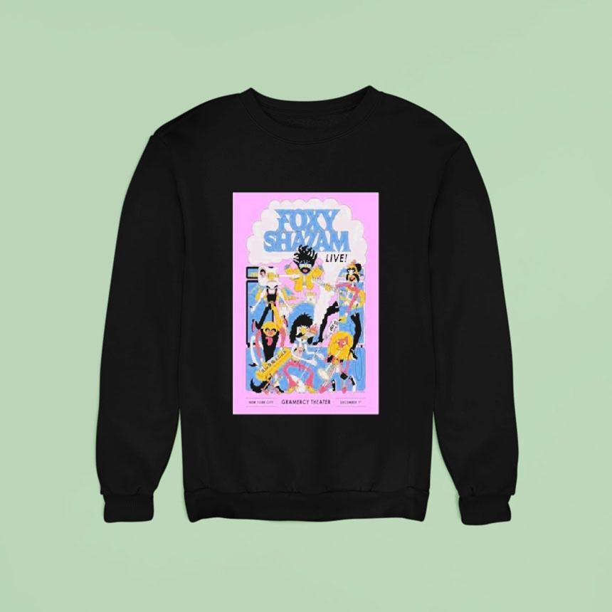 Foxy Shazam Gramercy Theatre New York, Ny Dec 1 2025 Tour Shirt Foxy Shazam Gramercy Theatre New York, Ny Dec 1 2025 Tour Shirt