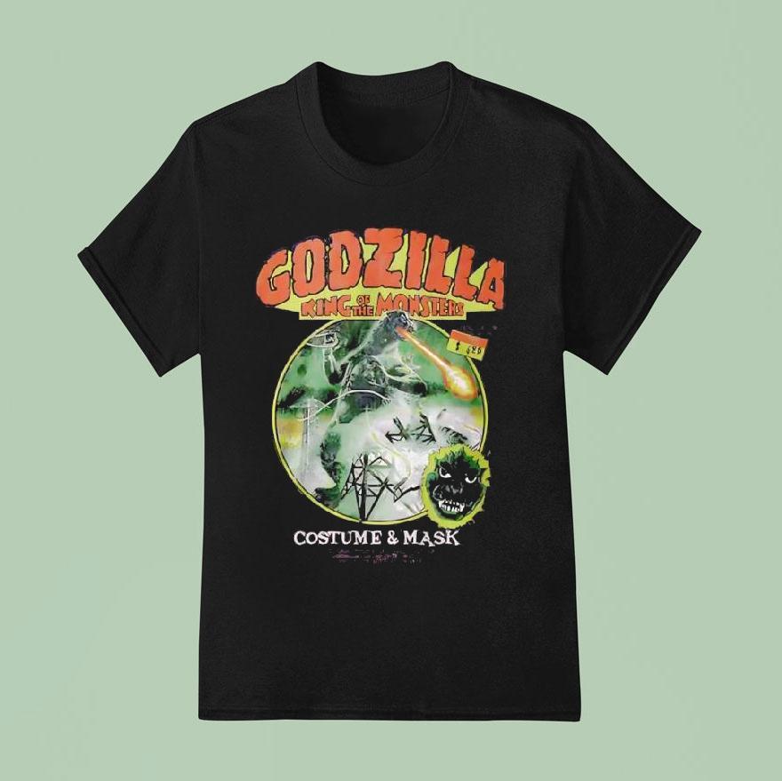 Fright Rags King Of The Monsters Costume Mask Godzilla Shirt