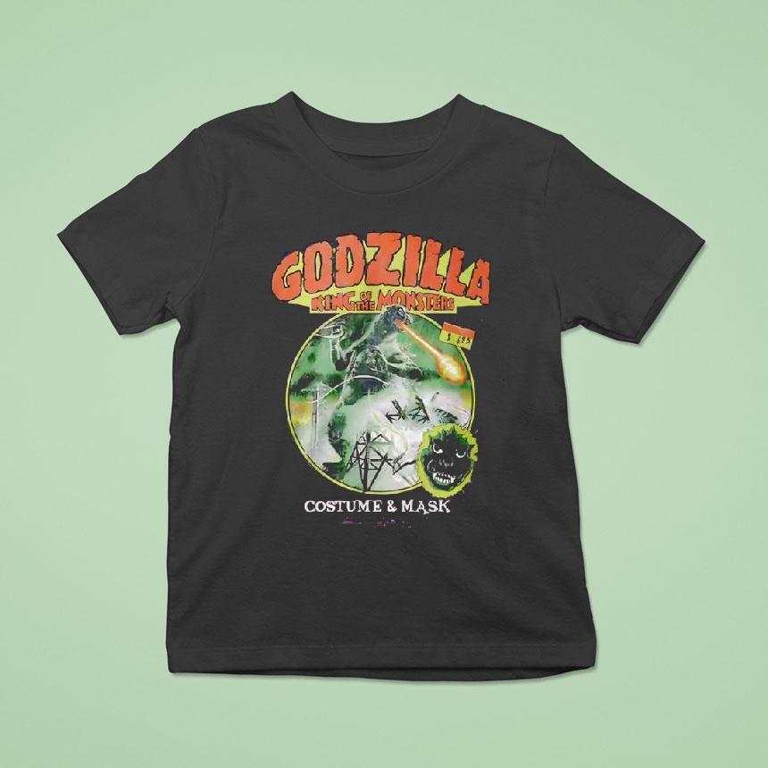 Fright Rags King Of The Monsters Costume Mask Godzilla Shirt
