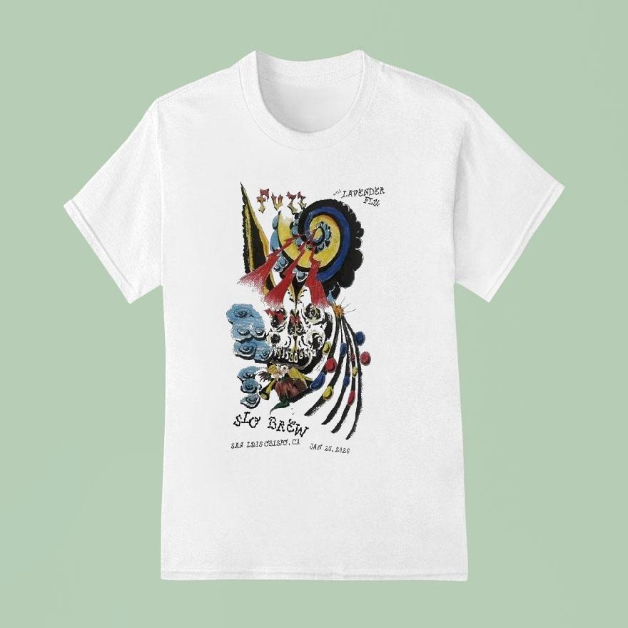 Fuzz And Lavender Flu Slo Brew In San Luis Obispo Ca Jan 25 2026 Shirt