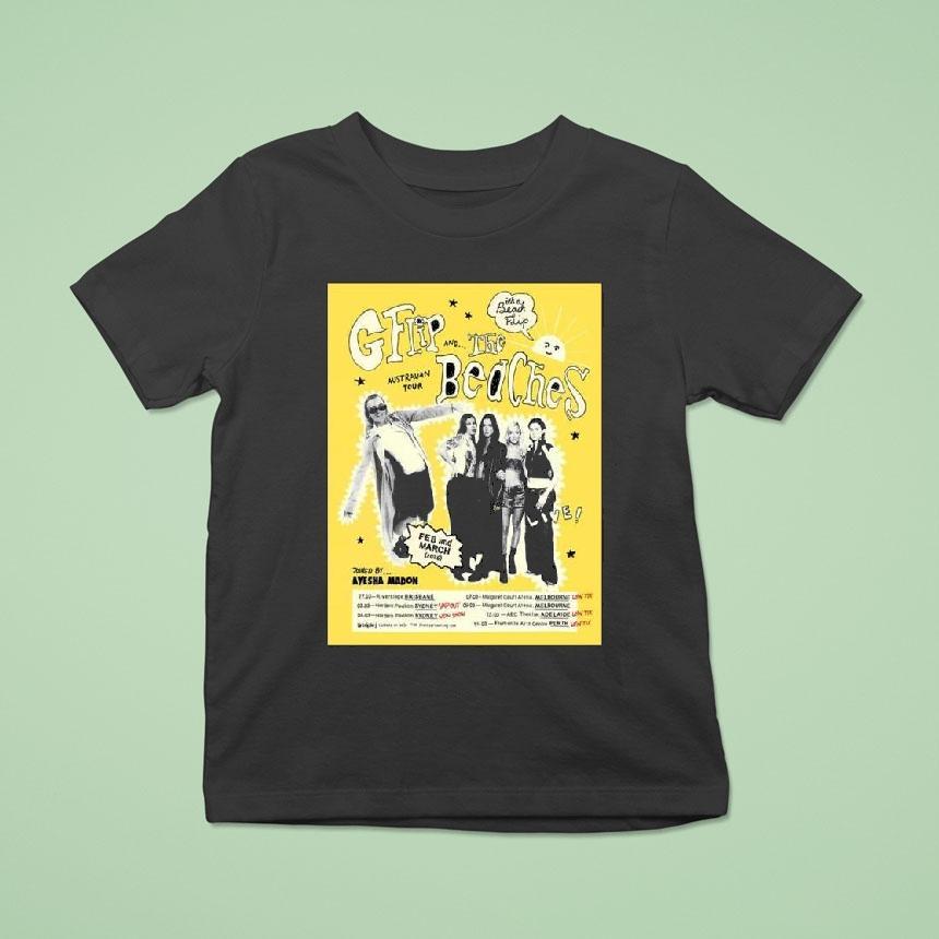 G Flip The Beaches February March Tour 2026 Shirt