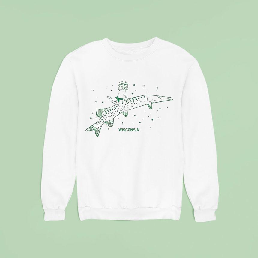 Gary Riding Musky Wisconsin Cat Fish Shirt Gary Riding Musky Wisconsin Cat Fish Shirt