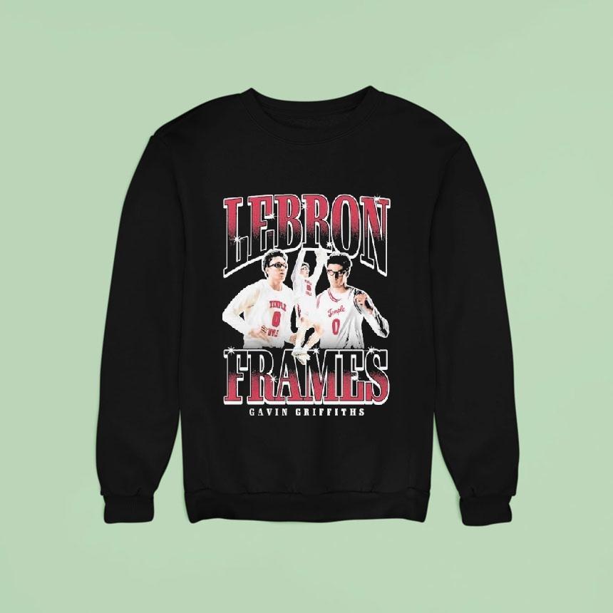 Gavin Griffiths Lebron Frames Temple Owls Shirt Gavin Griffiths Lebron Frames Temple Owls Shirt