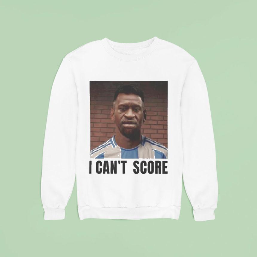 George Floyd I Can't Score Messi Shirt George Floyd I Can't Score Messi Shirt