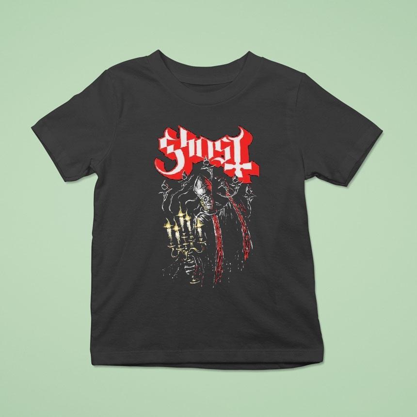 Ghost Haunted Candelabra Shirt