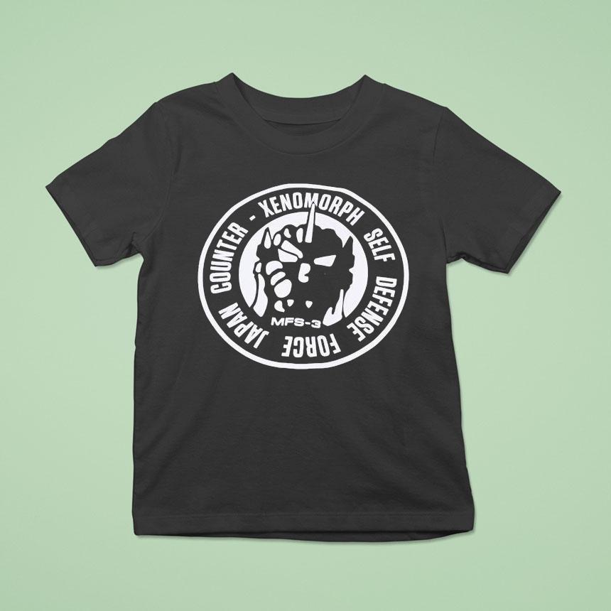 Godzilla Jxsdf Counter Xenomorph Self Defense Force Japan Shirt