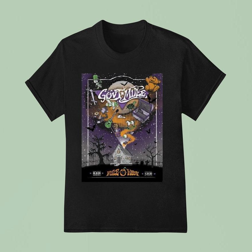 Gov’t Mule October 31 2025 Warner Theatre Washington Dc Shirt