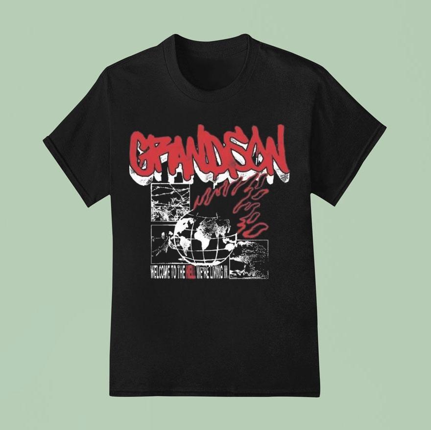 Grandson Music Burning World Shirt