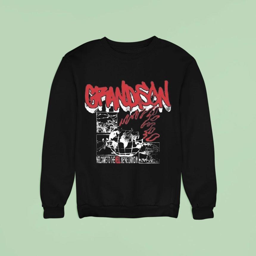 Grandson Music Burning World Shirt Grandson Music Burning World Shirt