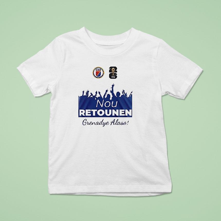 Hatienne De Nou Retounen Grenadye Alaso Logo Shirt