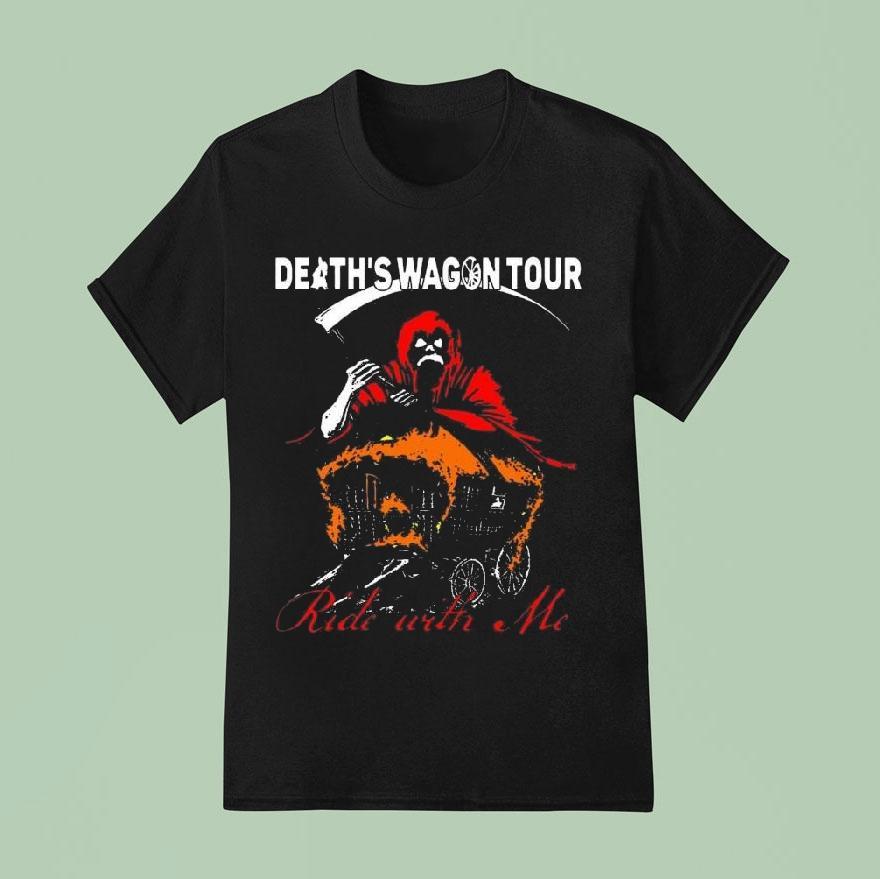 Haunted Mound Hdoe Death’s Wagon Shirt