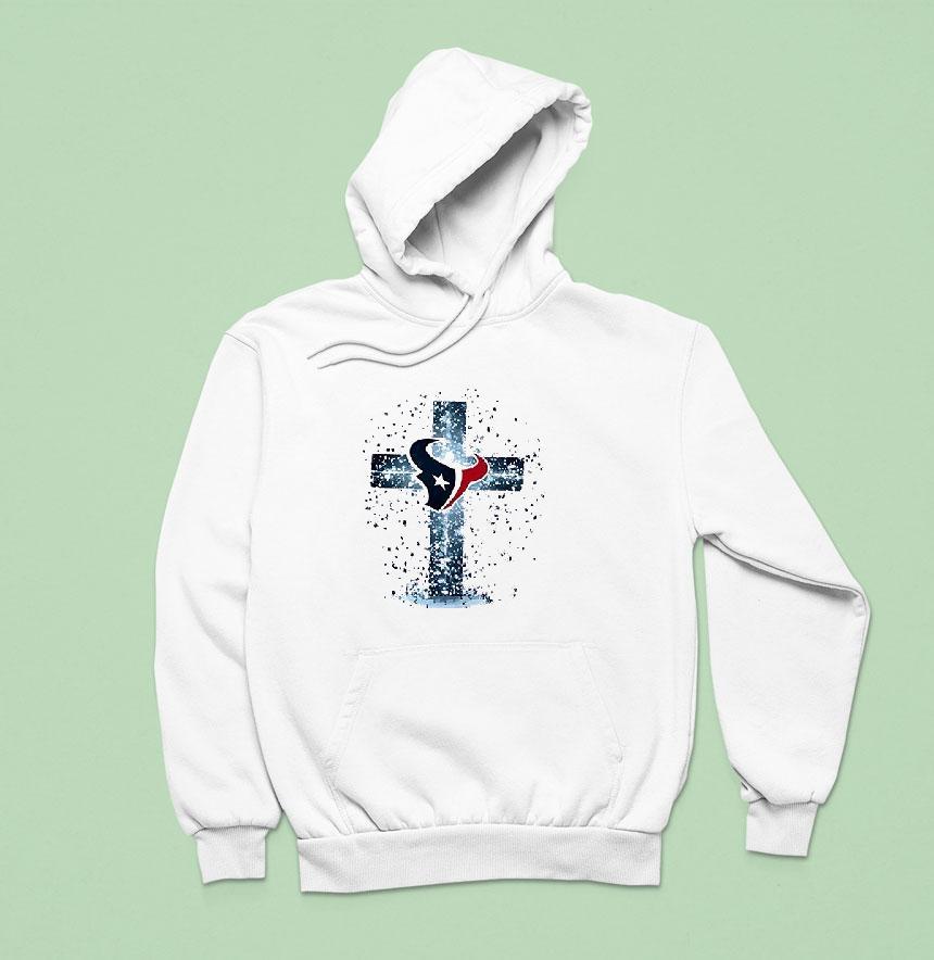 Houston Texans I Can Do All Things Through Chris Cross Shirt Houston Texans I Can Do All Things Through Chris Cross Shirt