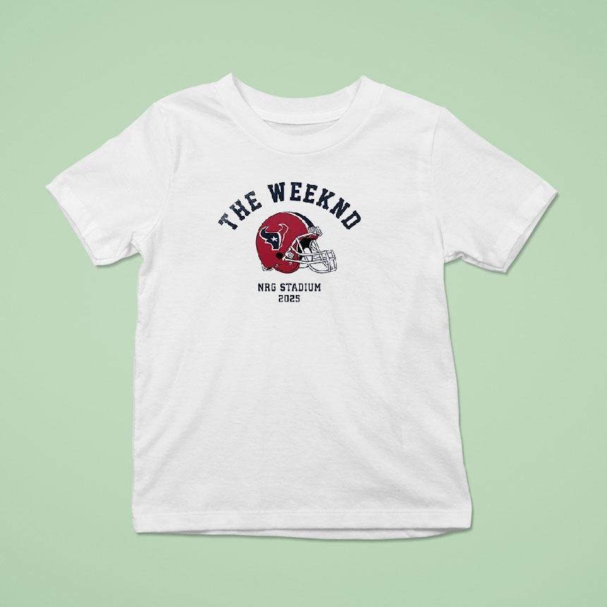 Houston Texans X The Weeknd Nrg Stadium Helmet Portrait Shirt