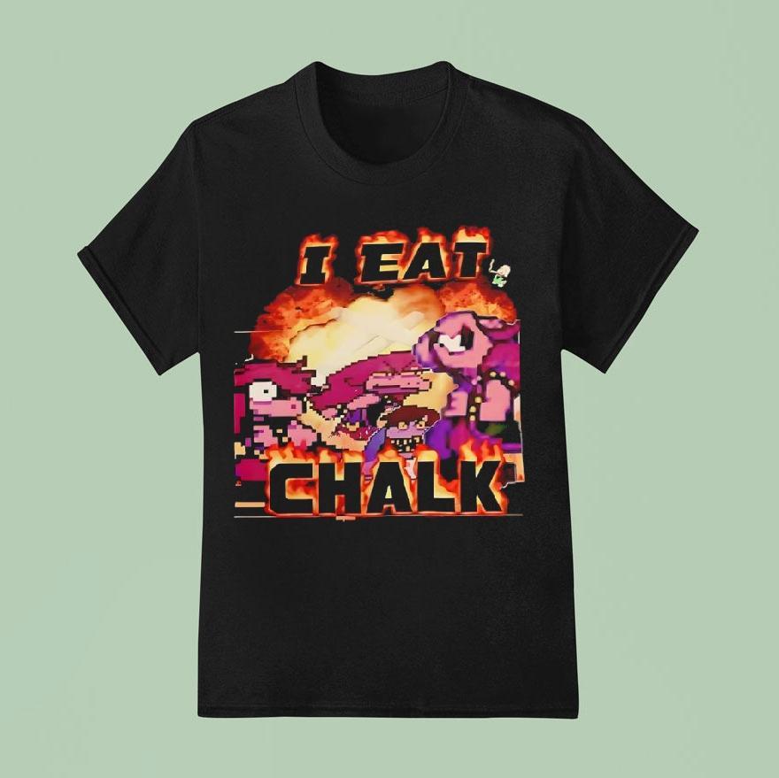 I Eat Chalk Pixel Shirt