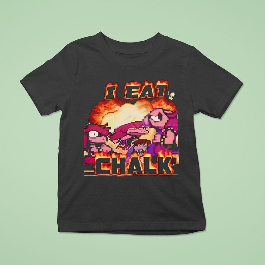 I Eat Chalk Pixel Shirt