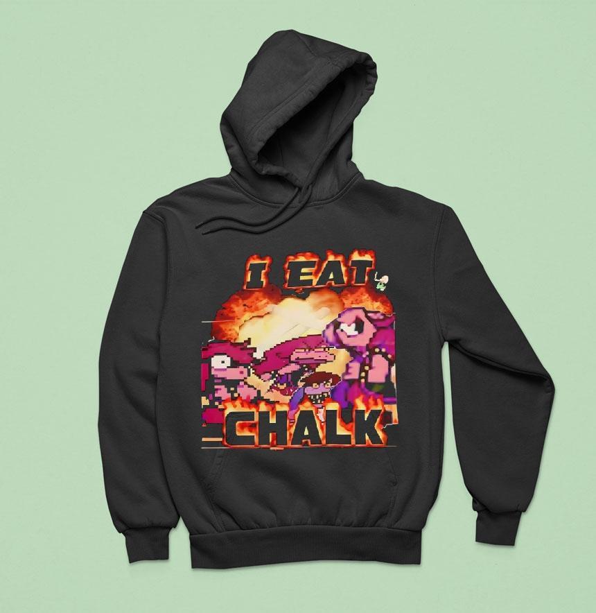 I Eat Chalk Pixel Shirt I Eat Chalk Pixel Shirt