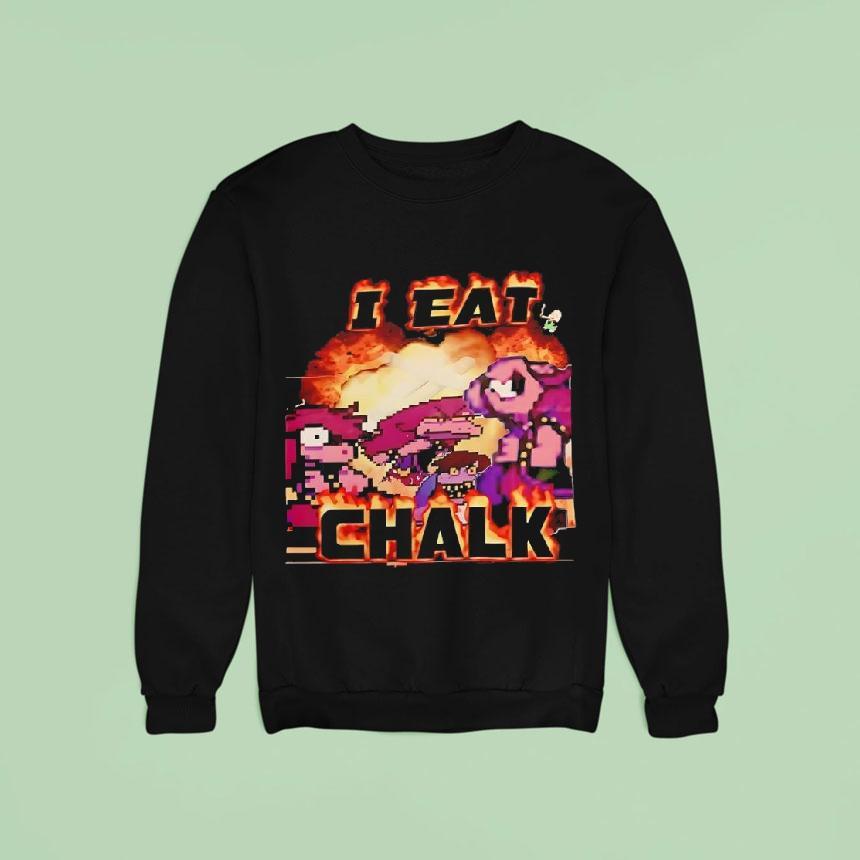 I Eat Chalk Pixel Shirt I Eat Chalk Pixel Shirt