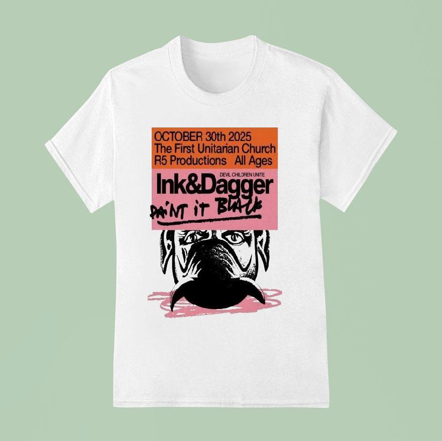 Ink Dagger Paint It Black Philadelphia, Pa Event 2025 Shirt