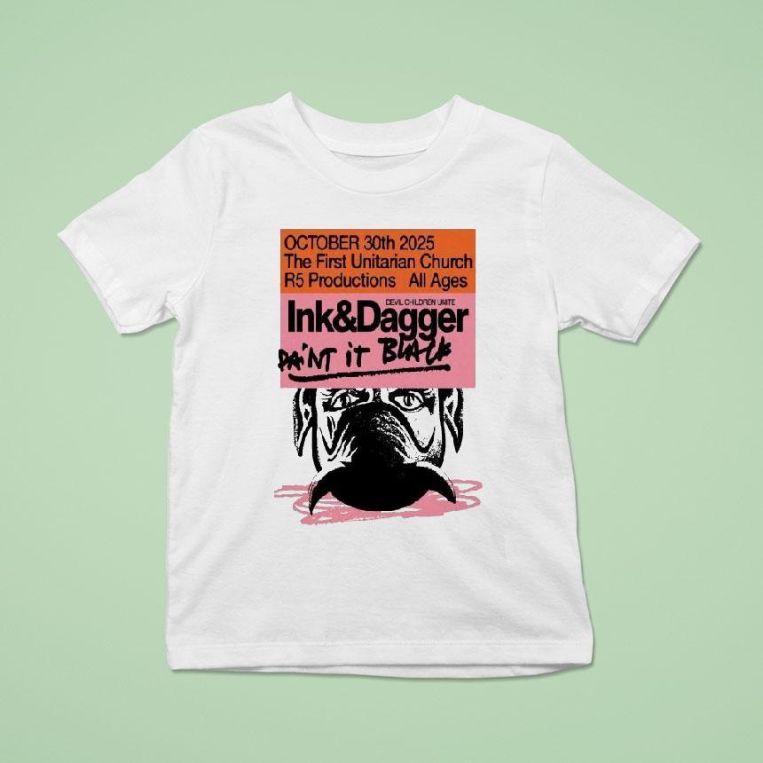 Ink Dagger Paint It Black Philadelphia, Pa Event 2025 Shirt