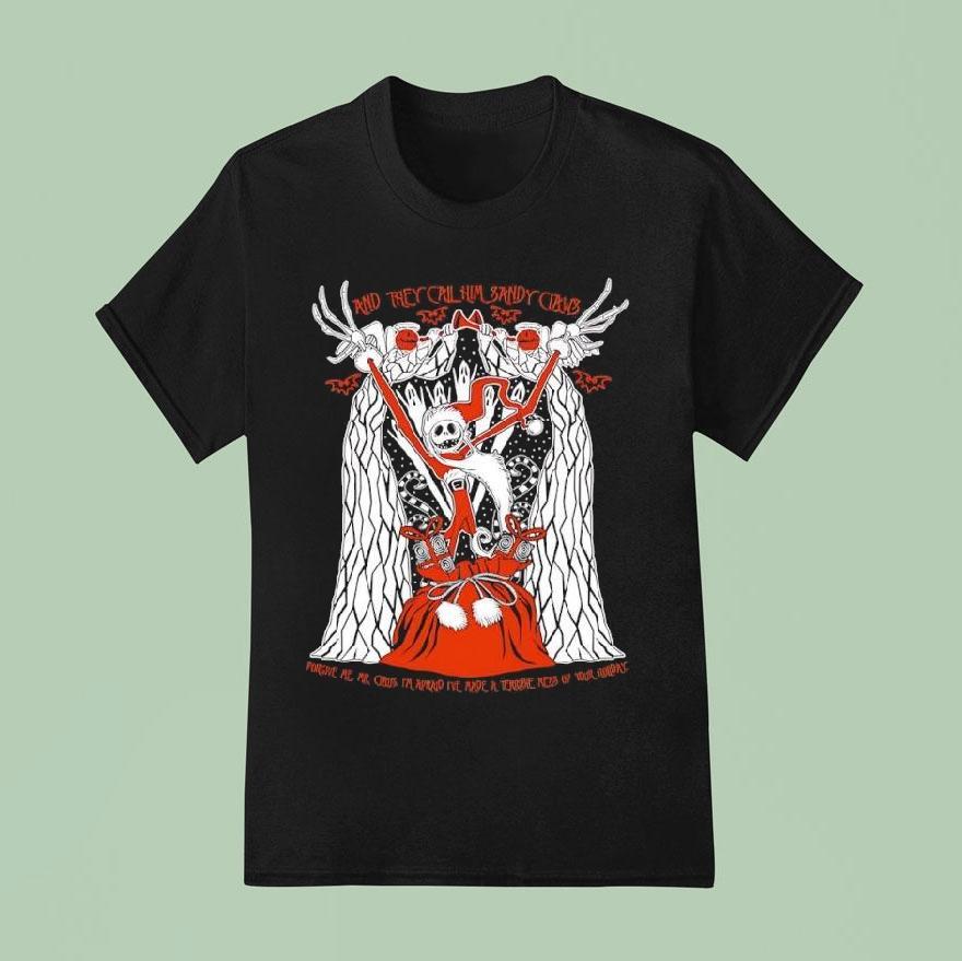 Jack Skellington And They Call Him Sandy Claws Shirt